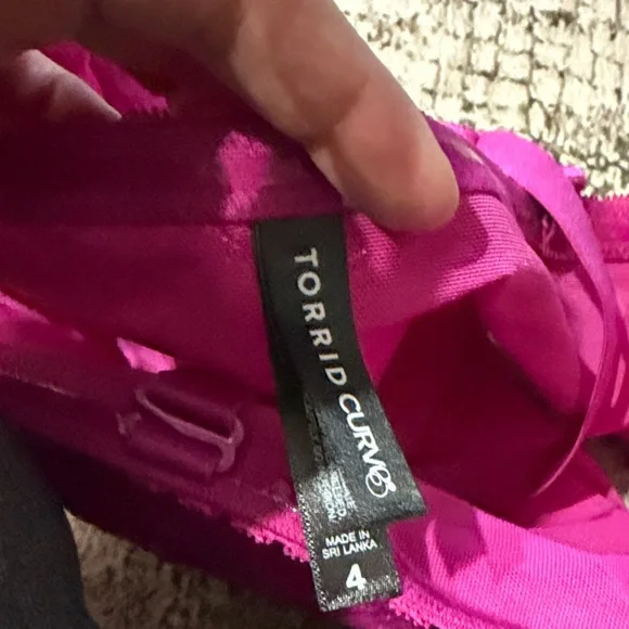 Torrid Fuchsia Lace bra - Picture 3 of 5